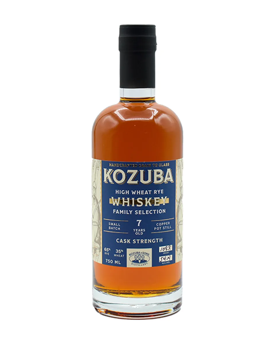 Butelka Kozuba High Wheat Rye whiskey Family Selection