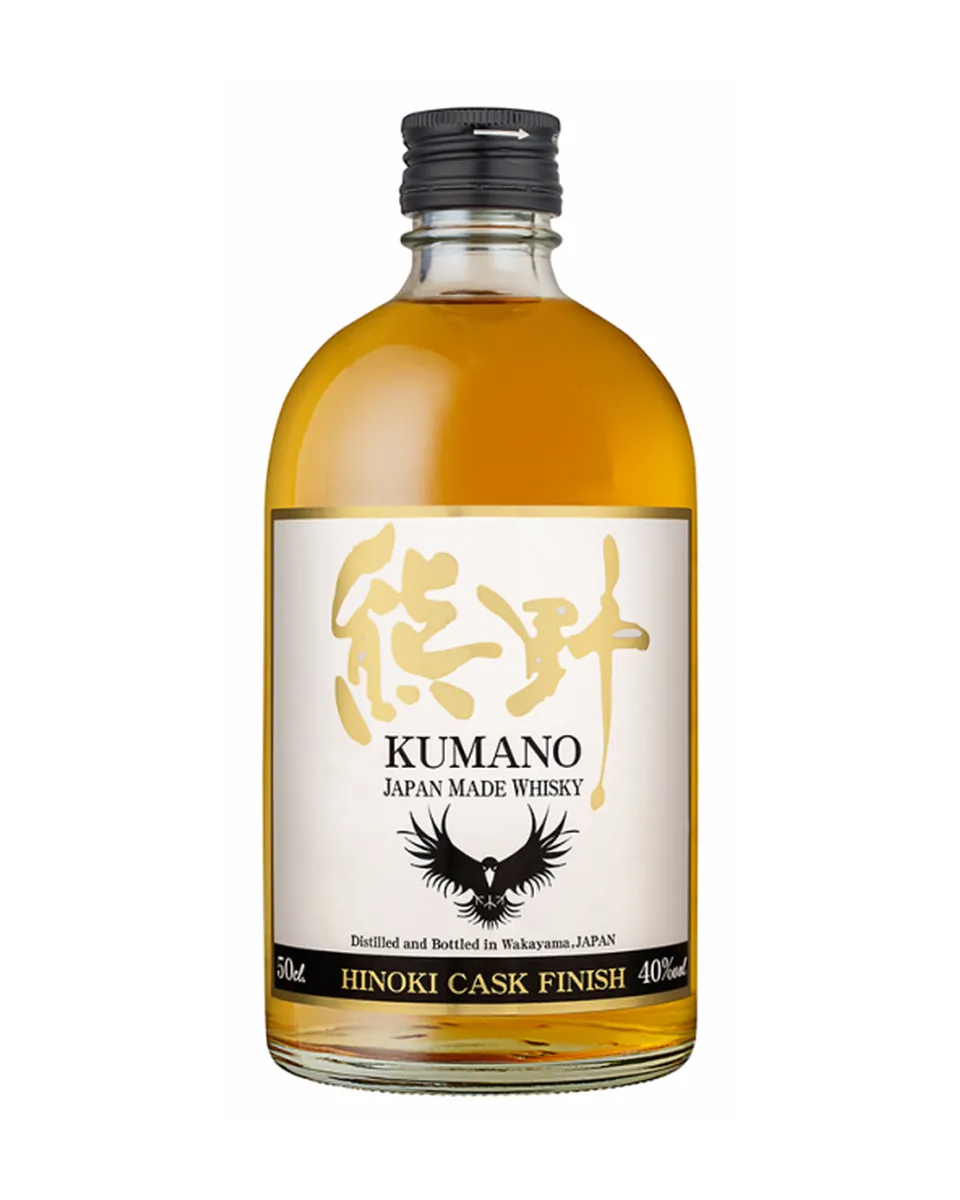 Butelka Kumano Whisky Hinoki cask finish