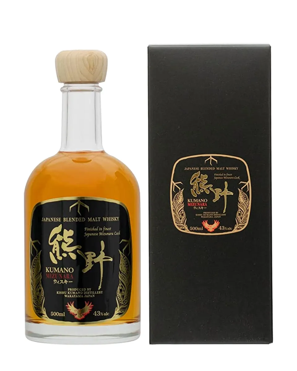 Butelka Kumano Whisky Mizunara cask finish
