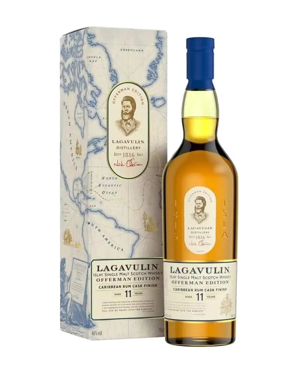 Butelka Lagavulin 11 YO Offerman Edition Caribbean Rum Cask