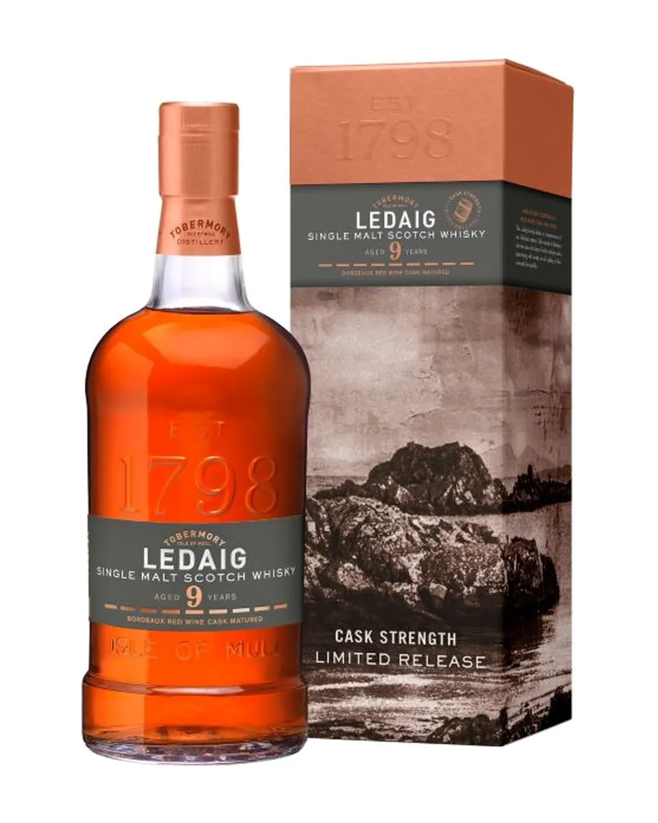 Butelka Ledaig 9YO Bordeaux Cask Stength