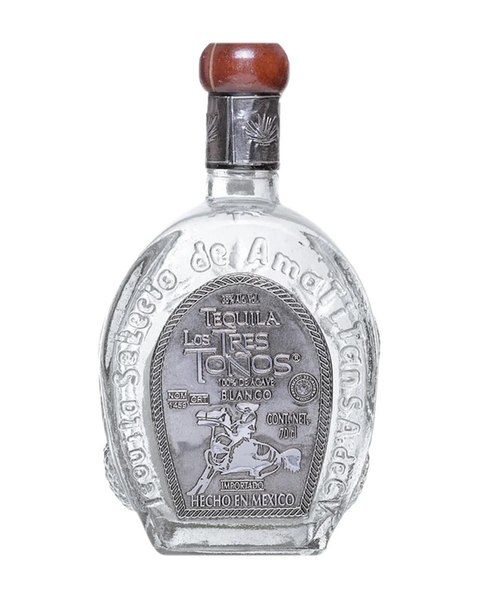 Butelka Los Tres Tonos Blanco 100% Agave Tequila