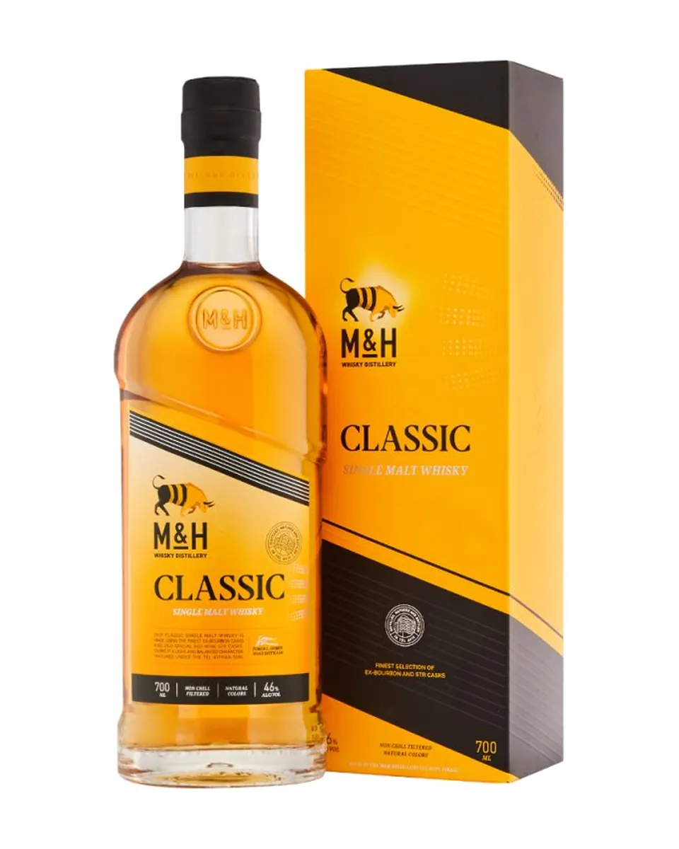 Butelka M&H Classic Single Malt