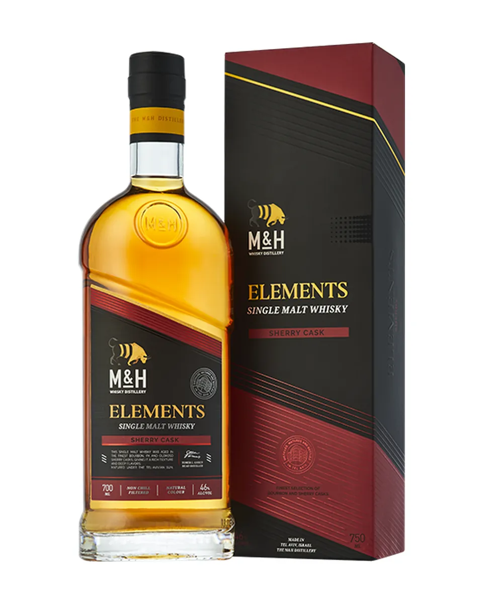 Butelka M&H Elements Sherry Single Malt