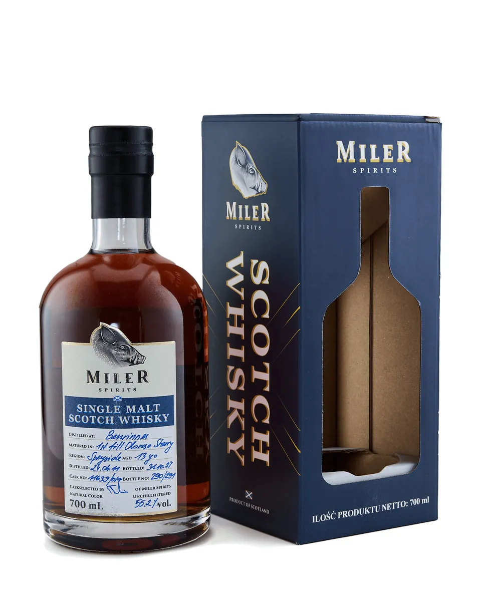 Butelka Miler Spirits Benrinnes 2011