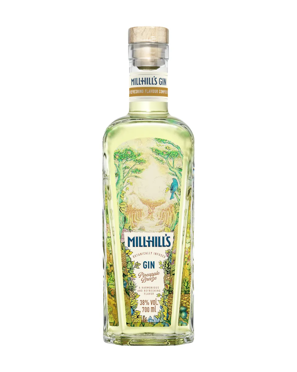 Butelka Millhill'S Pineapple Breeze Gin