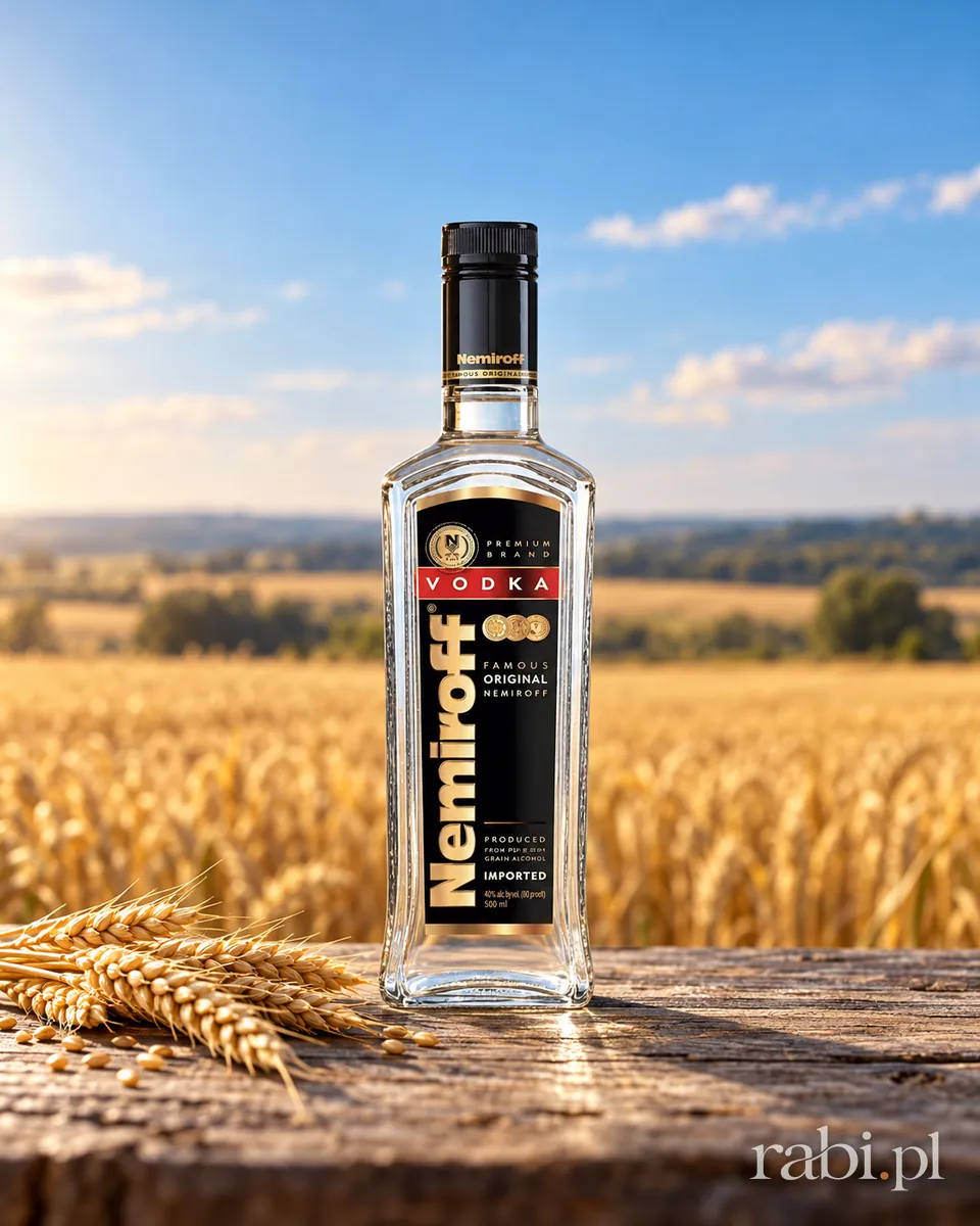 Butelka Nemiroff Original w aranżacji