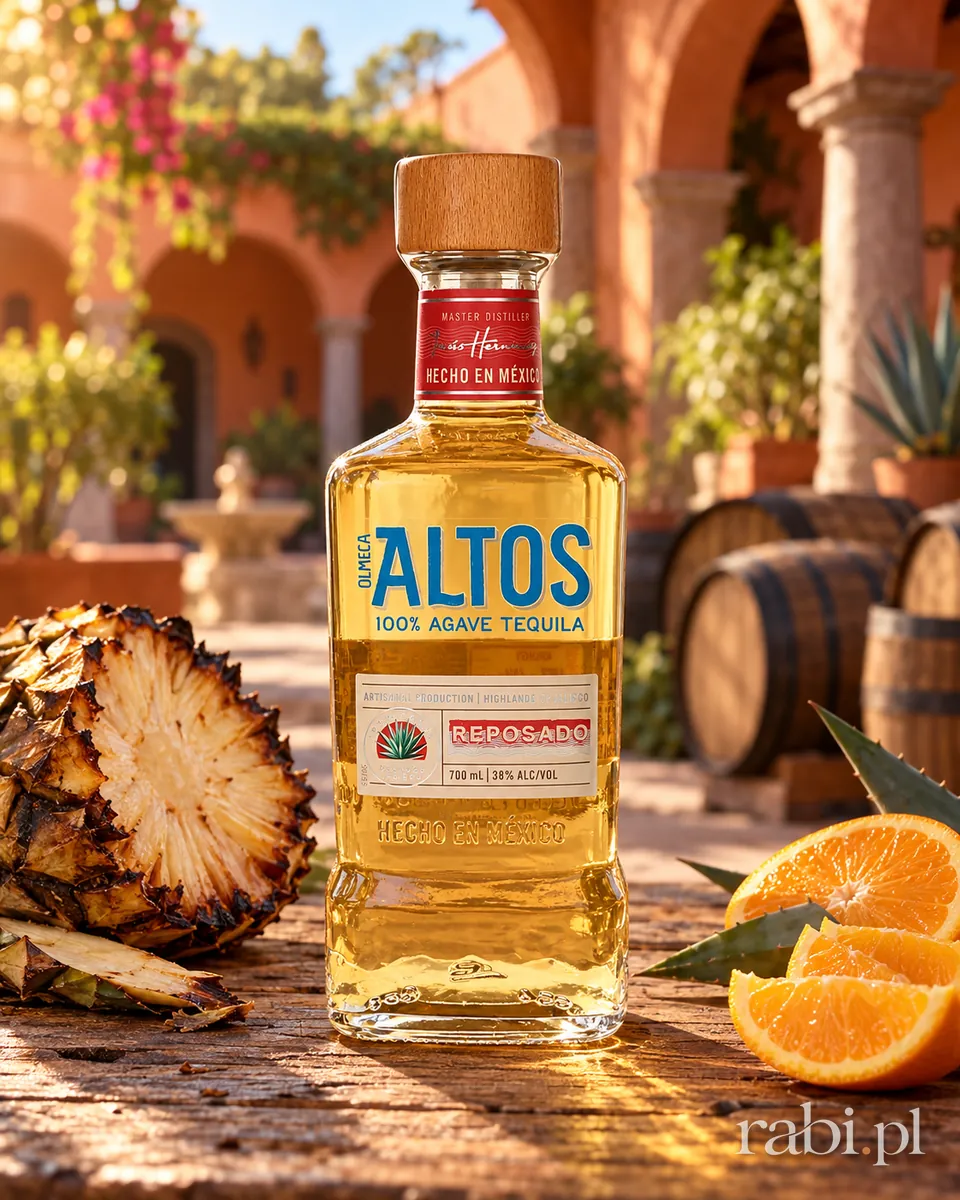 Butelka Olmeca Altos Reposado Tequila w aranżacji
