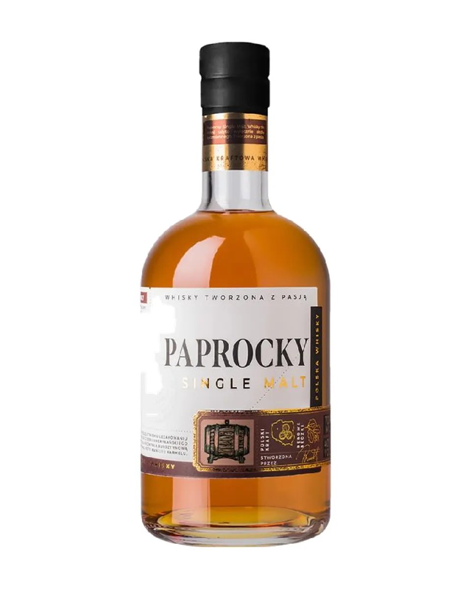 Butelka Paprocky Single Malt