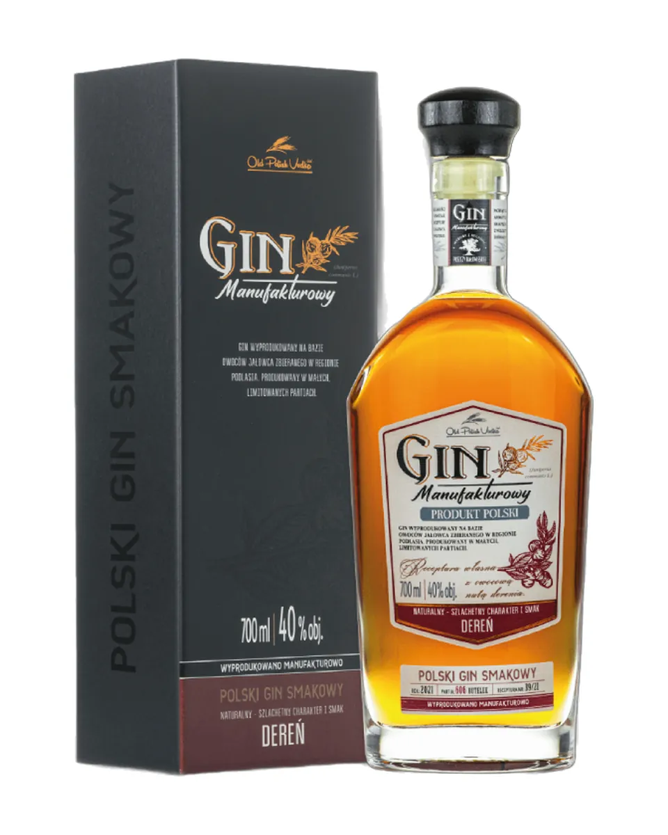 Butelka Polski Manufakturowy Gin Dereń