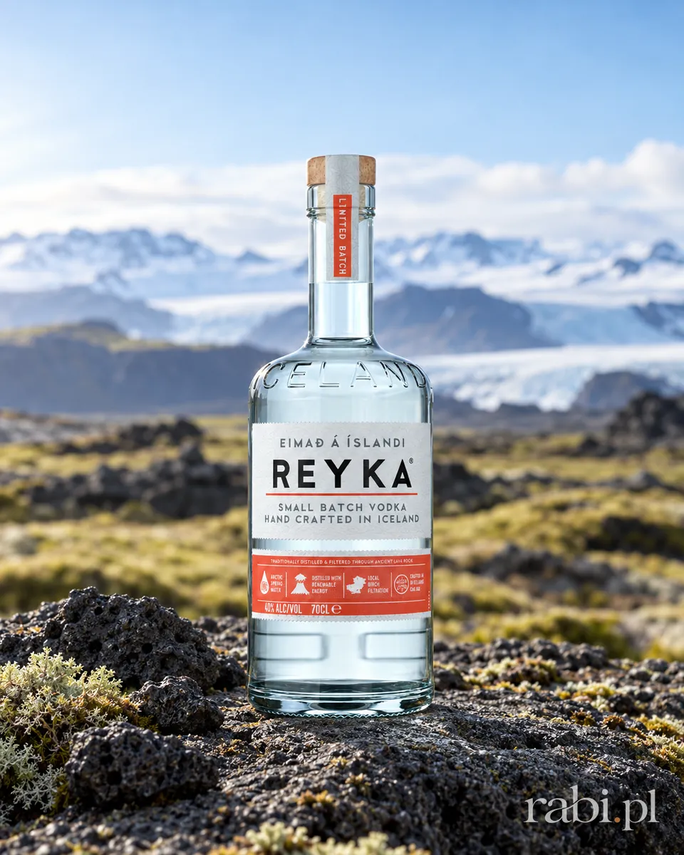 Butelka Reyka Vodka w aranżacji