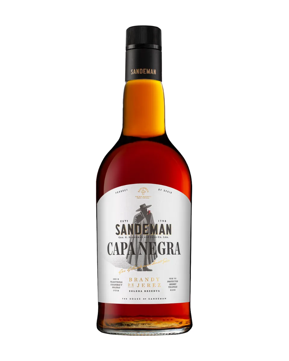 Butelka Sandeman Capa Negra Brandy