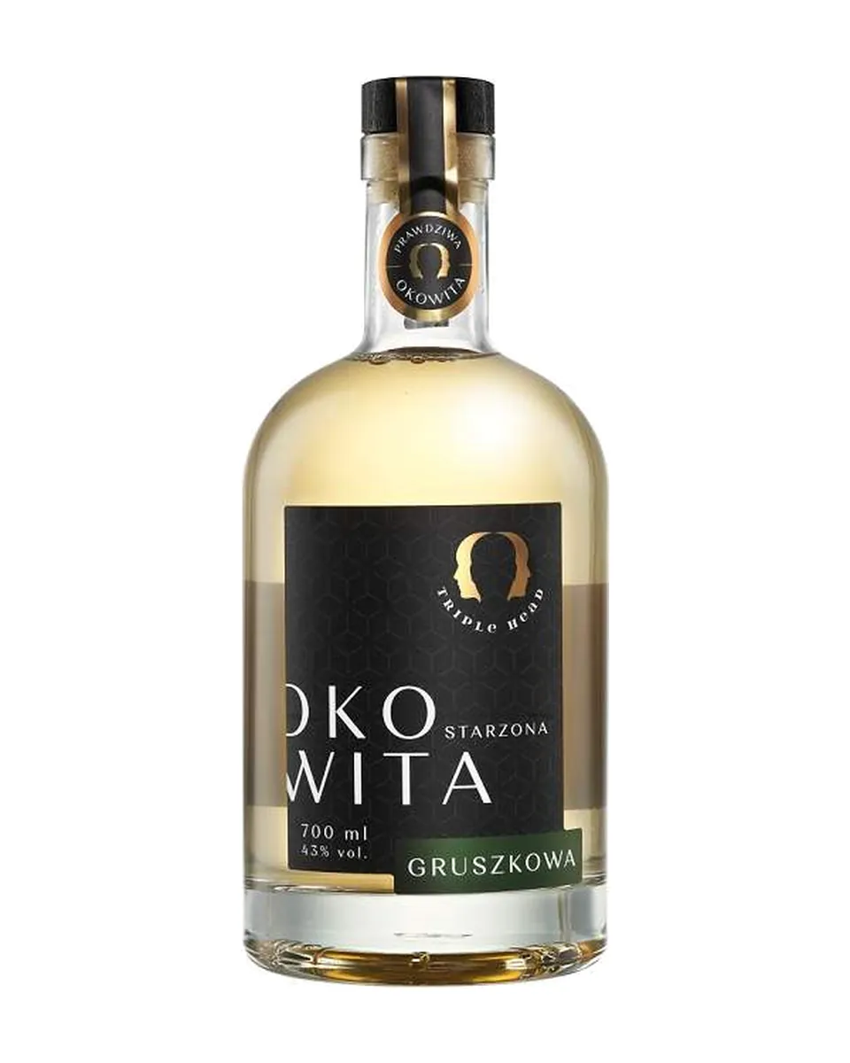 Butelka Silesia Distillery Okowita Gruszkowa Starzona