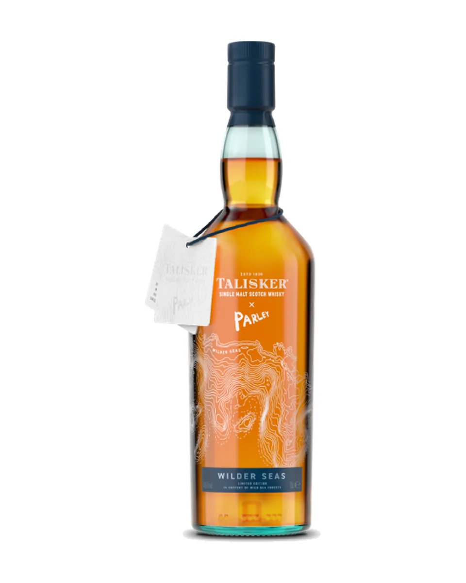 Butelka Talisker Wilder Seas x Parley