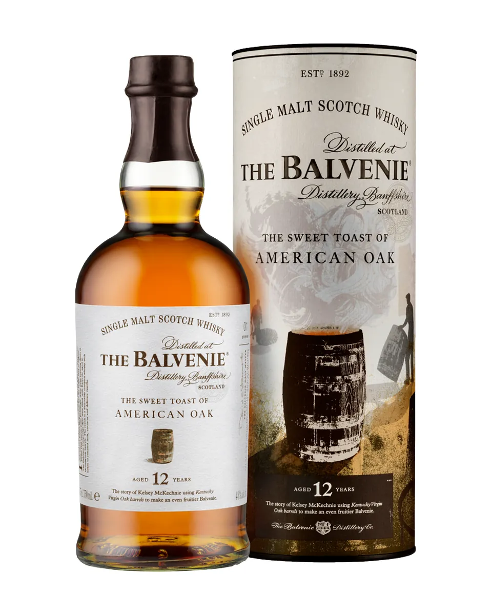 Butelka The Balvenie 12 YO Sweet Toast of American Oak