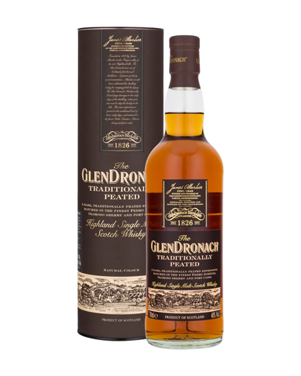 Butelka The GlenDronach Traditionally Peated Highland Single Malt Scotch