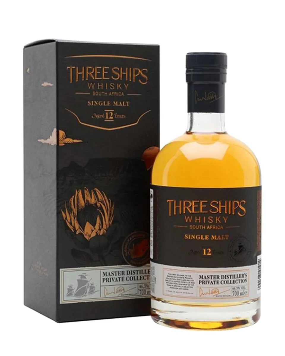 Butelka Three Ships 12YO Peated Single Malt
