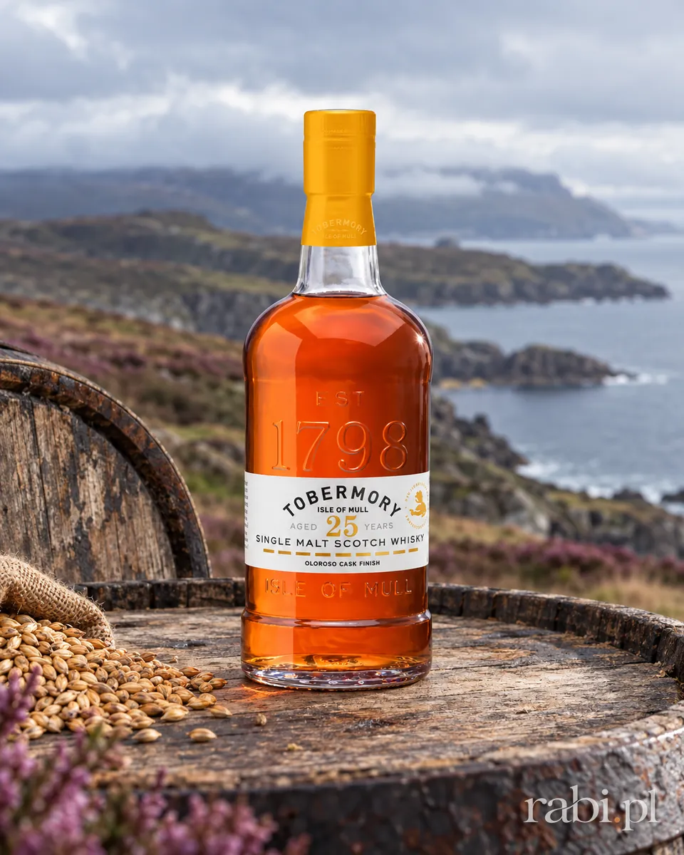 Butelka Tobermory 25 YO Oloroso Cask Finish