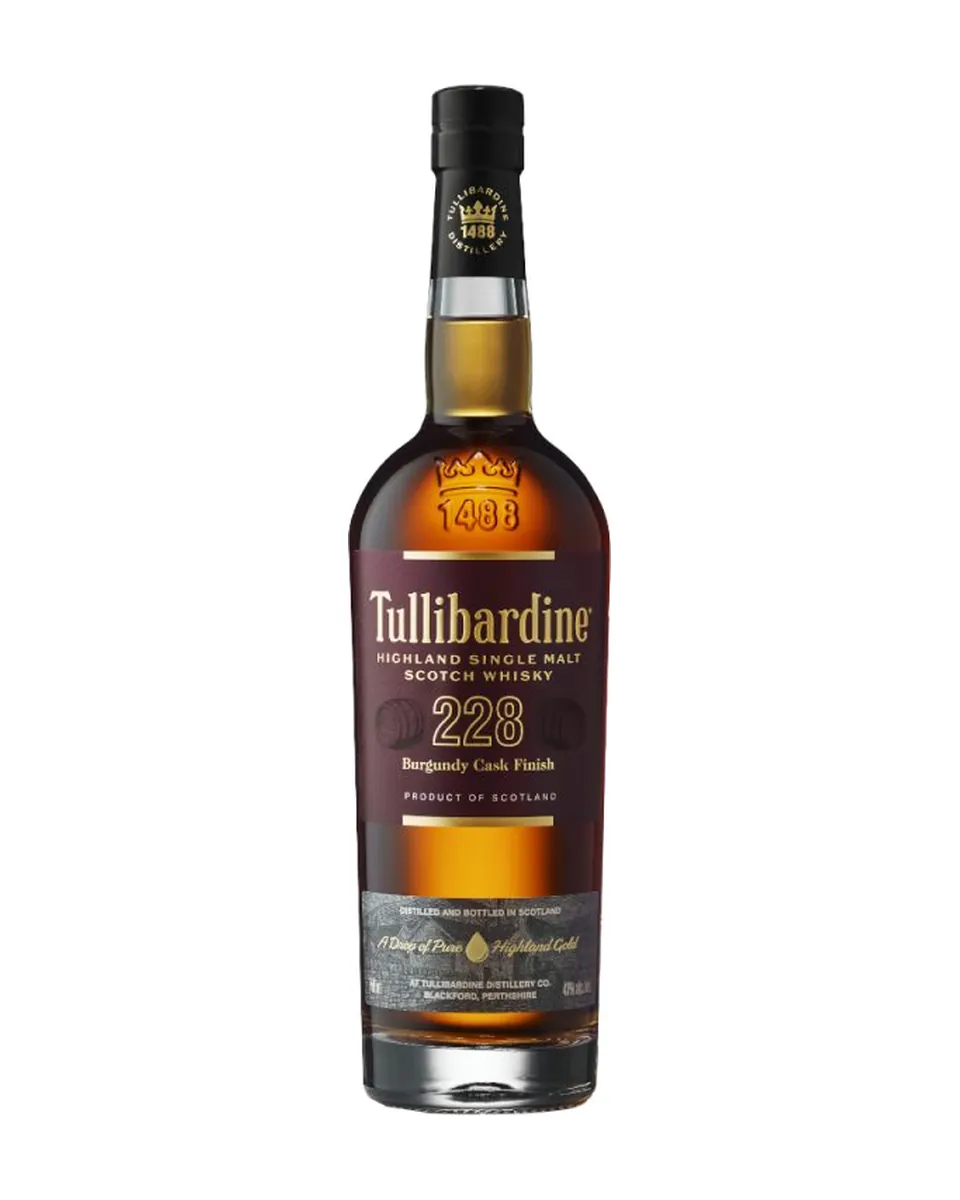 Butelka Tullibardine 228 Burgundy Finish