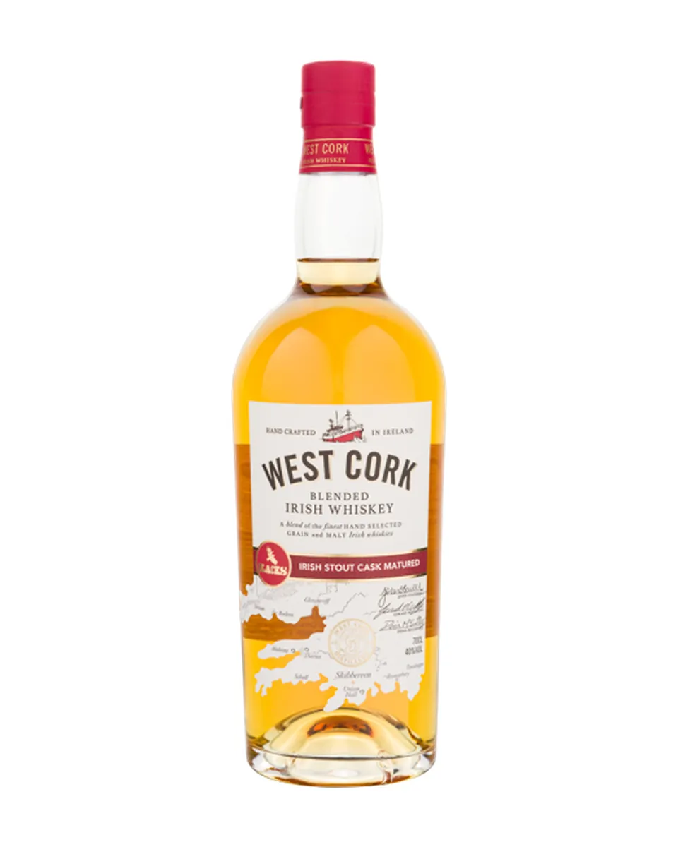Butelka West Cork Blended Irish Whiskey Stout Cask Matured