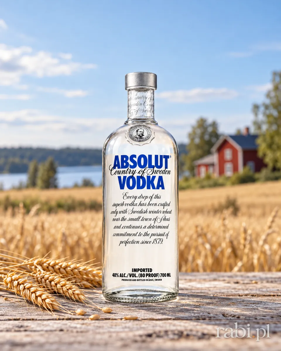 Butelka Wódka Absolut Blue w aranżacji