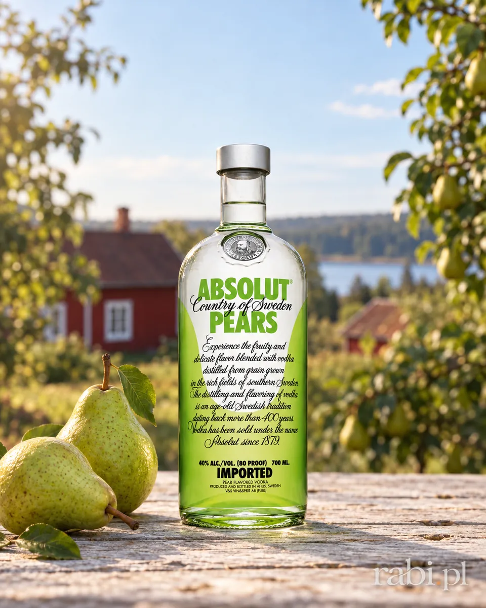 Butelka Wódka Absolut Pears w aranżacji