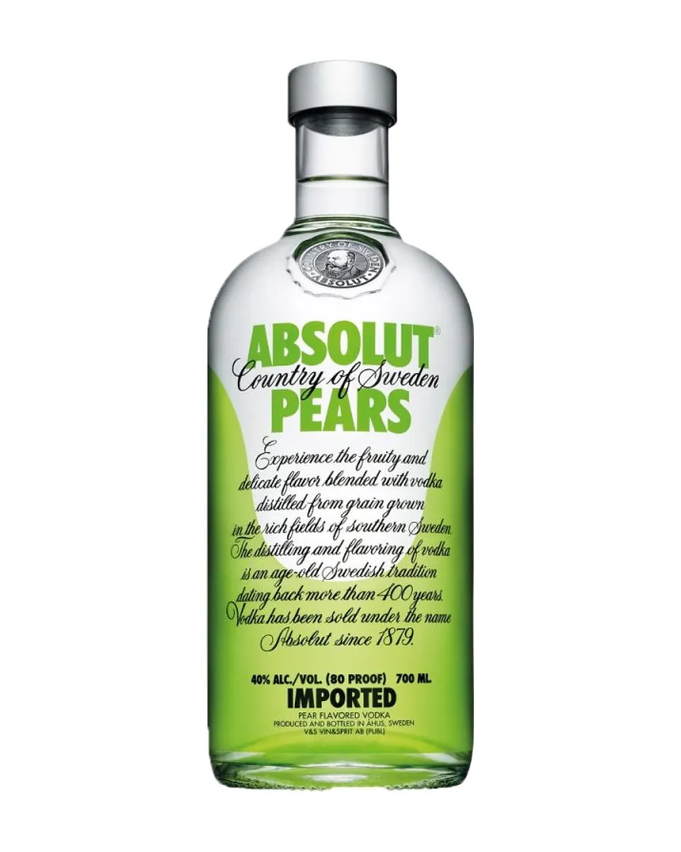 Butelka Wódka Absolut Pears