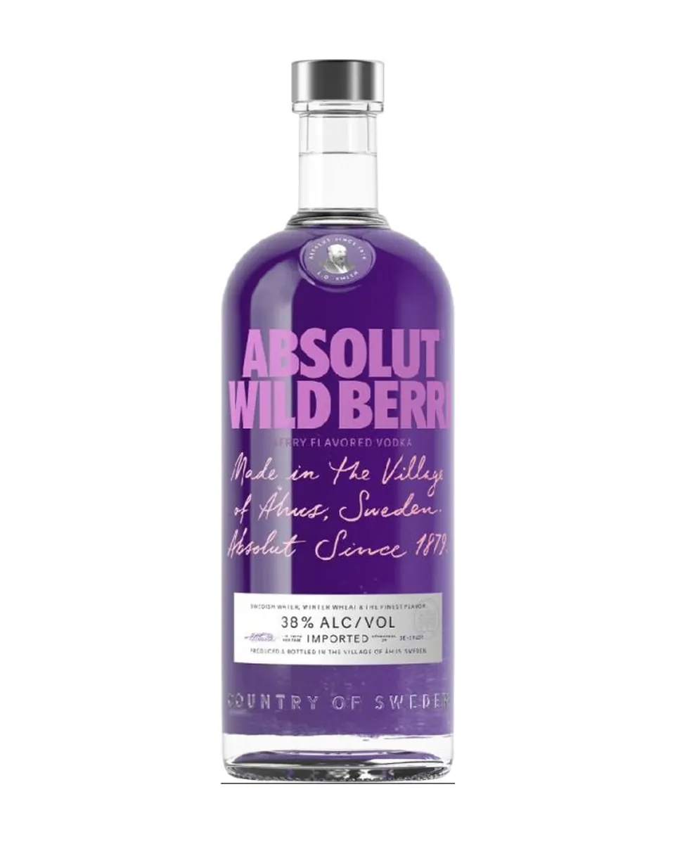 Butelka Wódka Absolut Wild Berri
