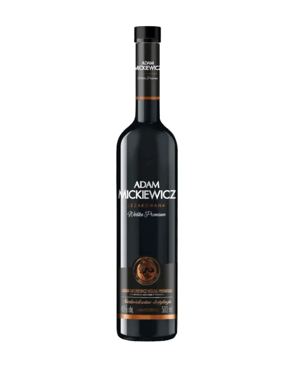 Butelka Wódka Adam Mickiewicz Leżakowana