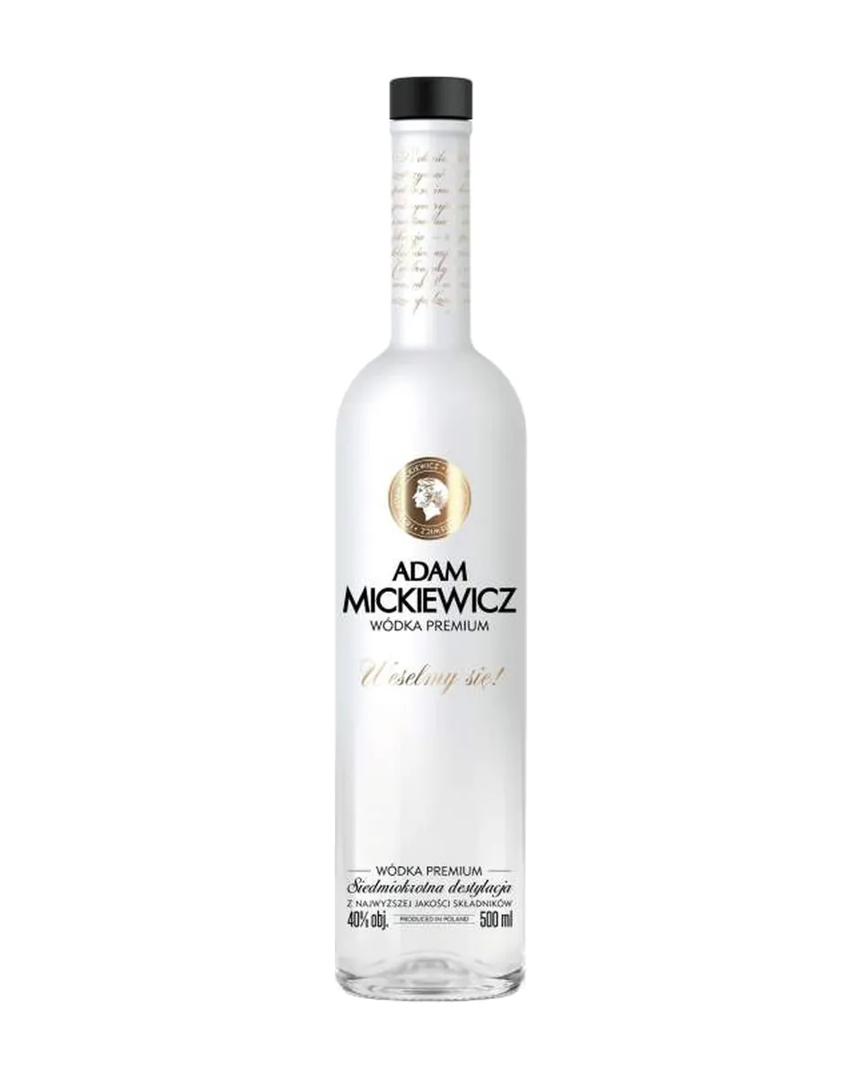 Butelka Wódka Adam Mickiewicz „Weselmy Się!”
