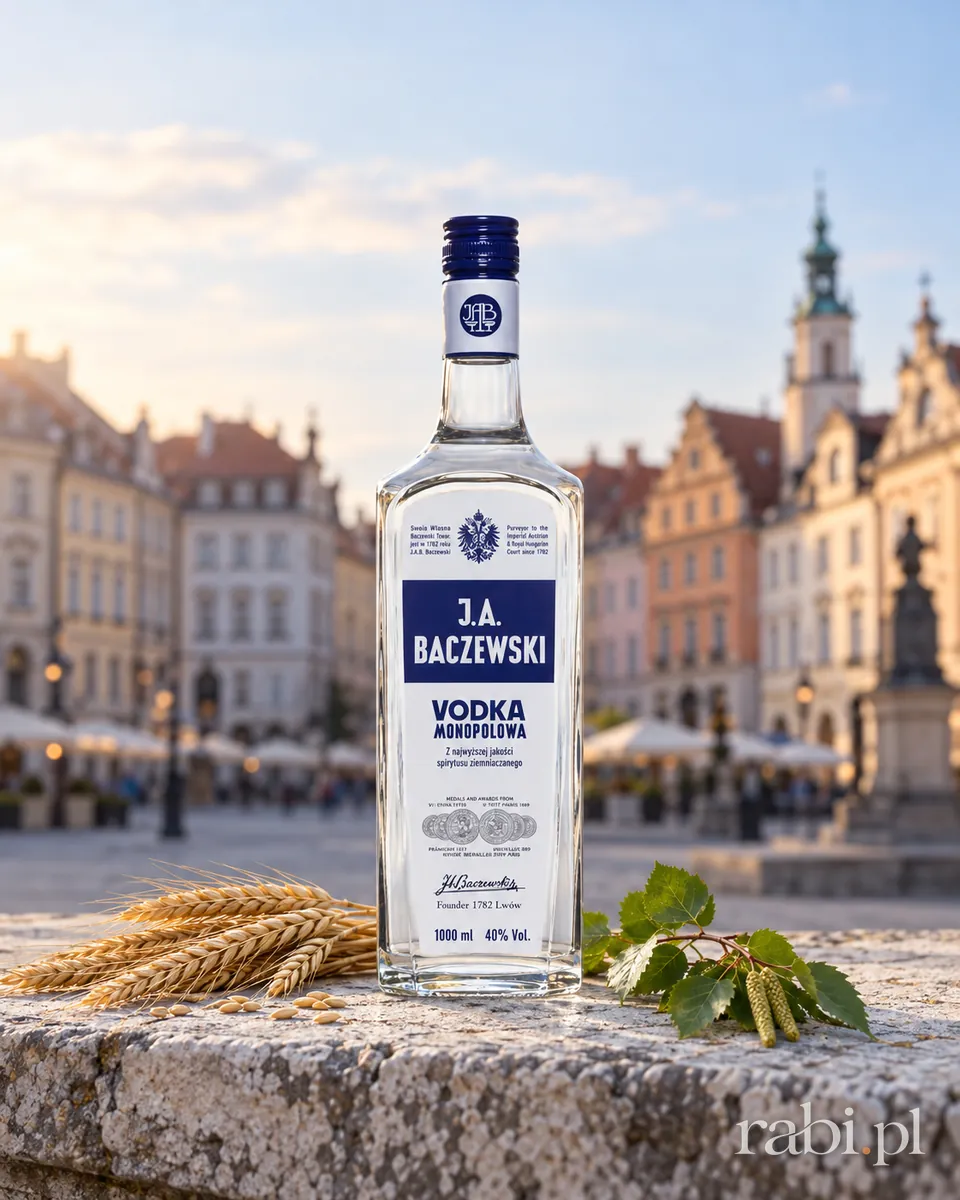 Butelka Wódka Baczewski w aranżacji
