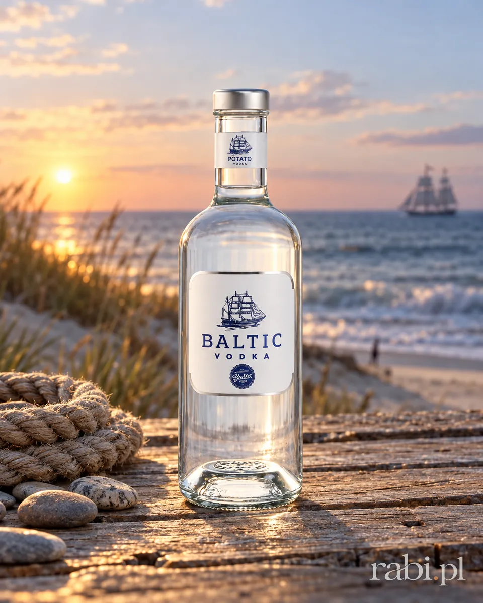 Butelka Wódka Baltic w aranżacji