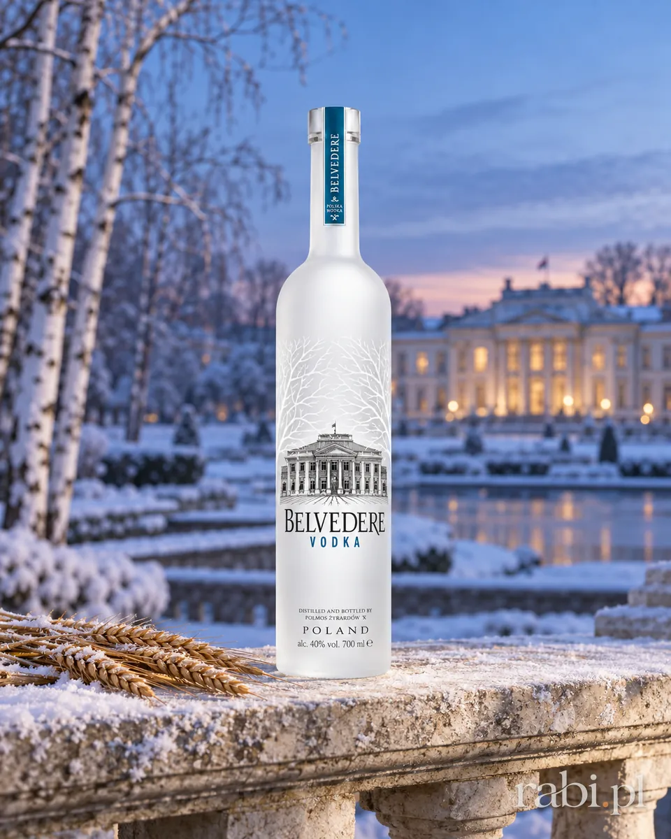Butelka Wódka Belvedere Organic Illuminated w aranżacji