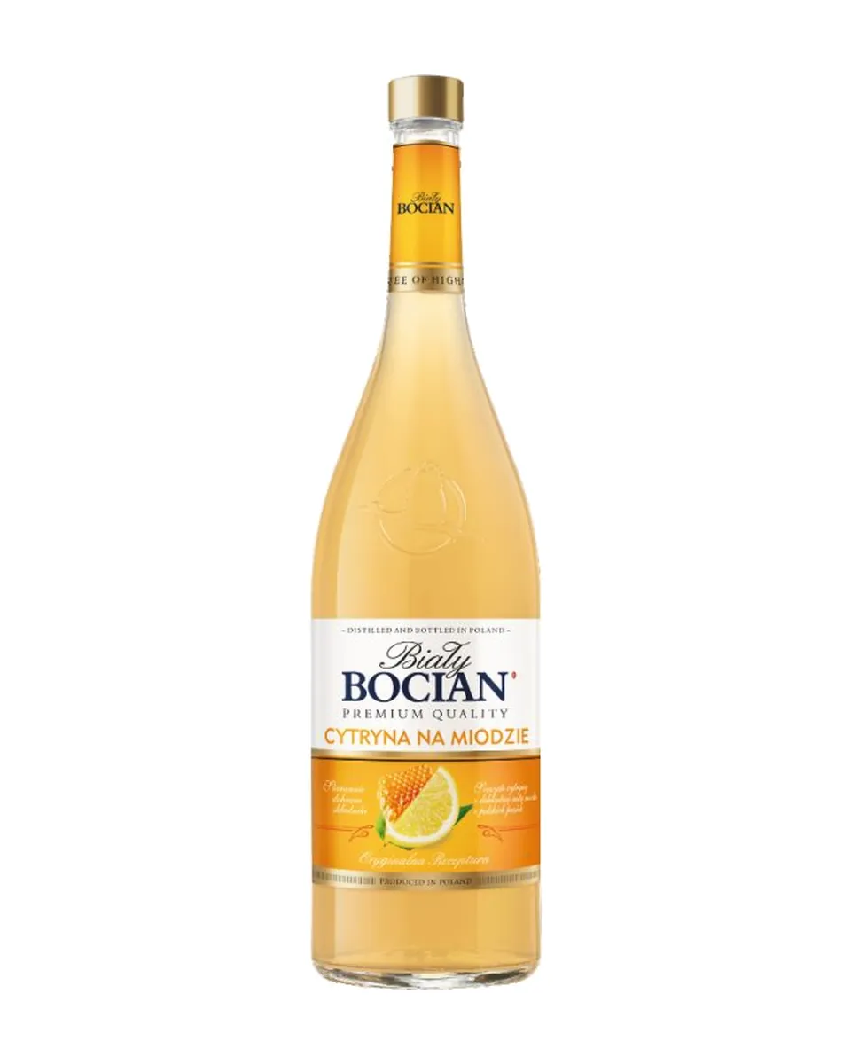 Butelka Wódka Biały Bocian Cytryna na Miodzie