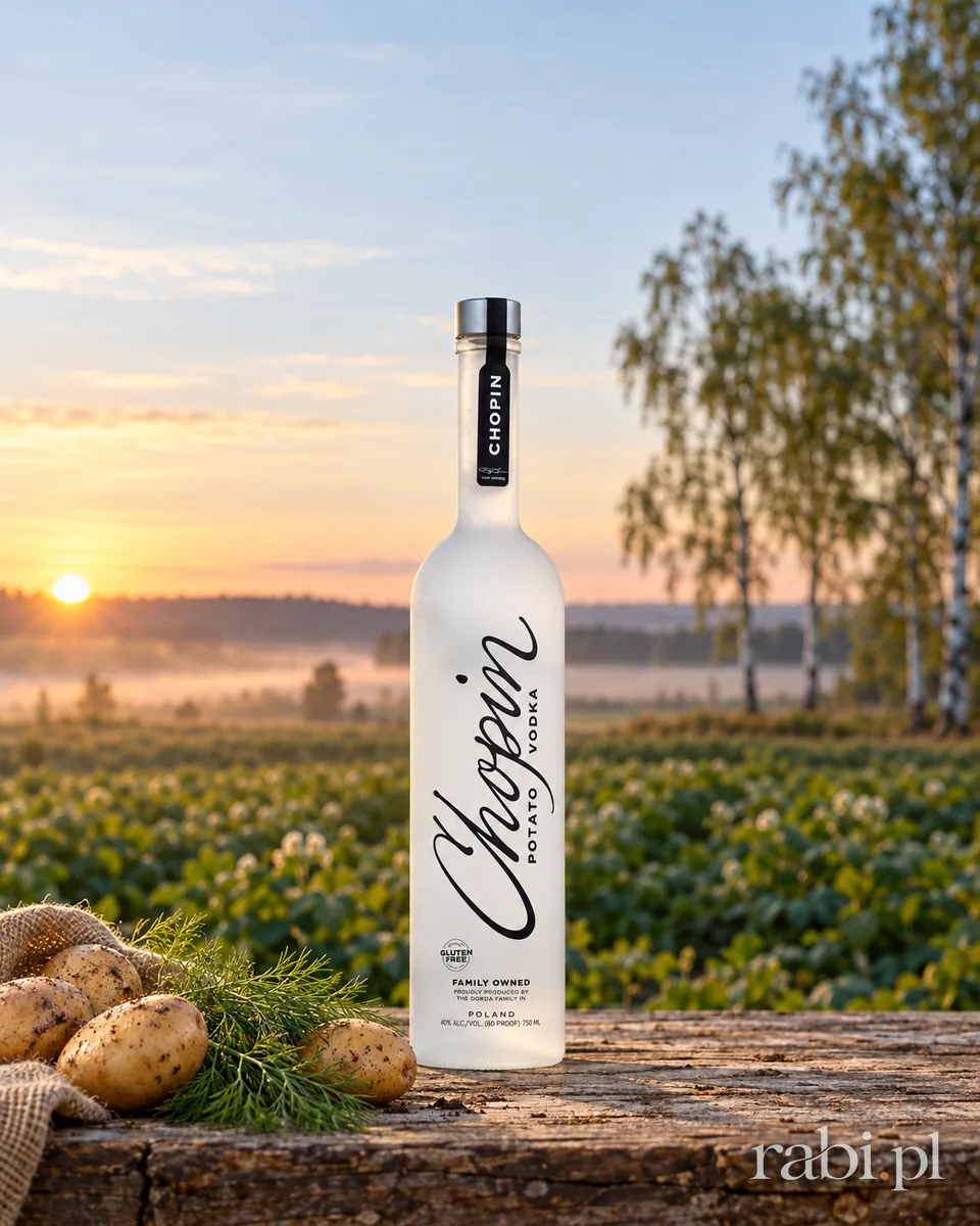 Butelka Wódka Chopin Potato w aranżacji