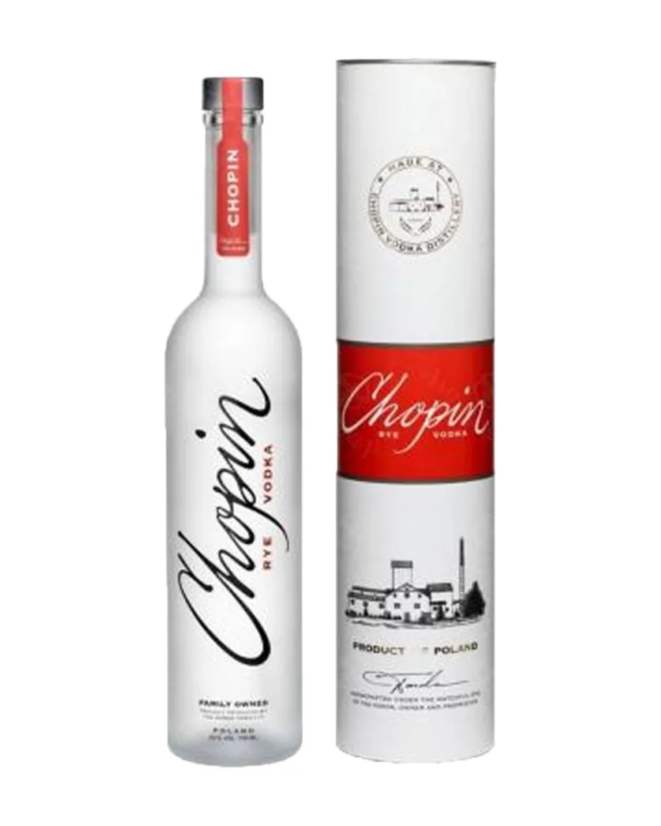 Butelka Wódka Chopin Rye Biała Tuba