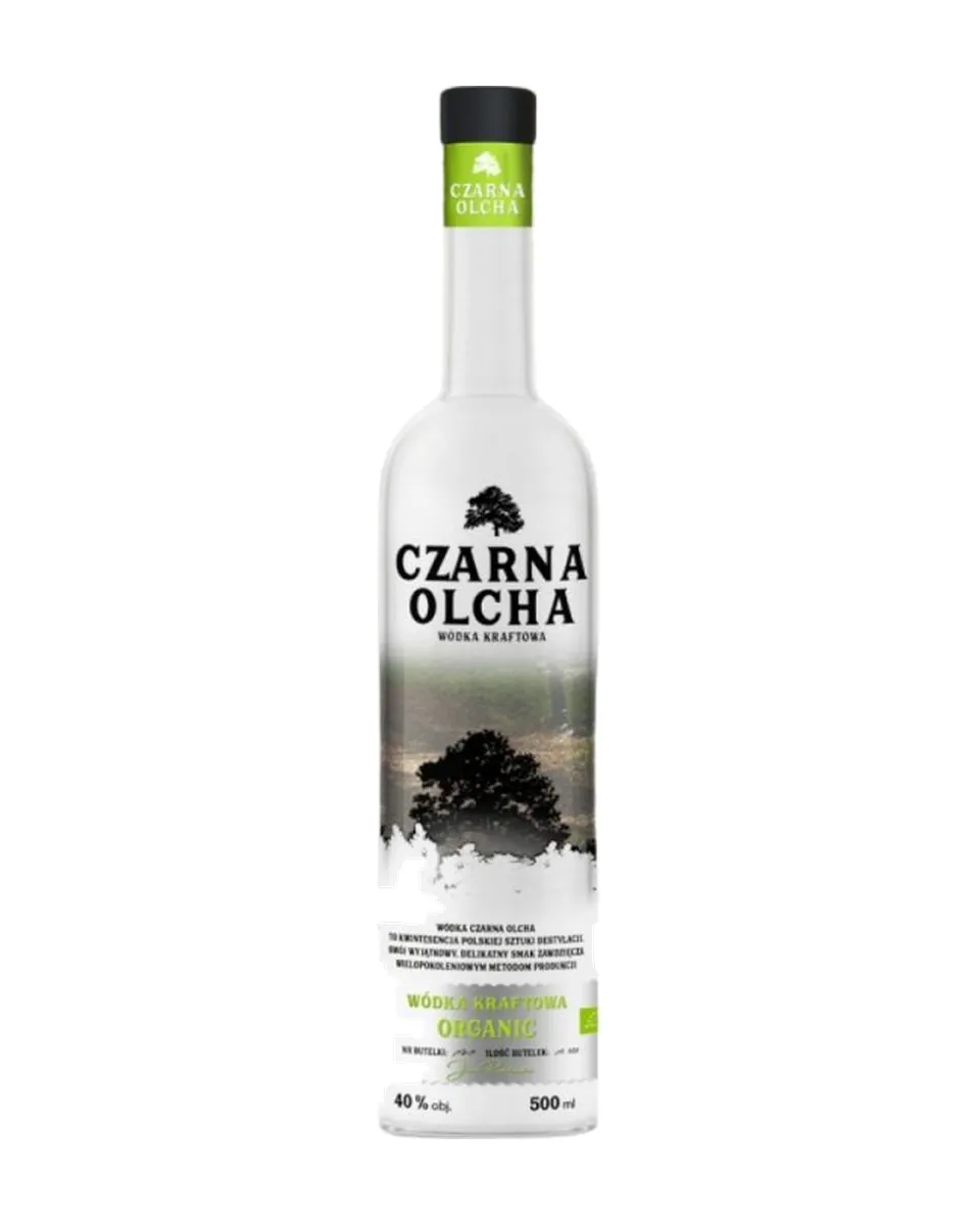 Butelka Wódka Czarna Olcha Kraft Organic