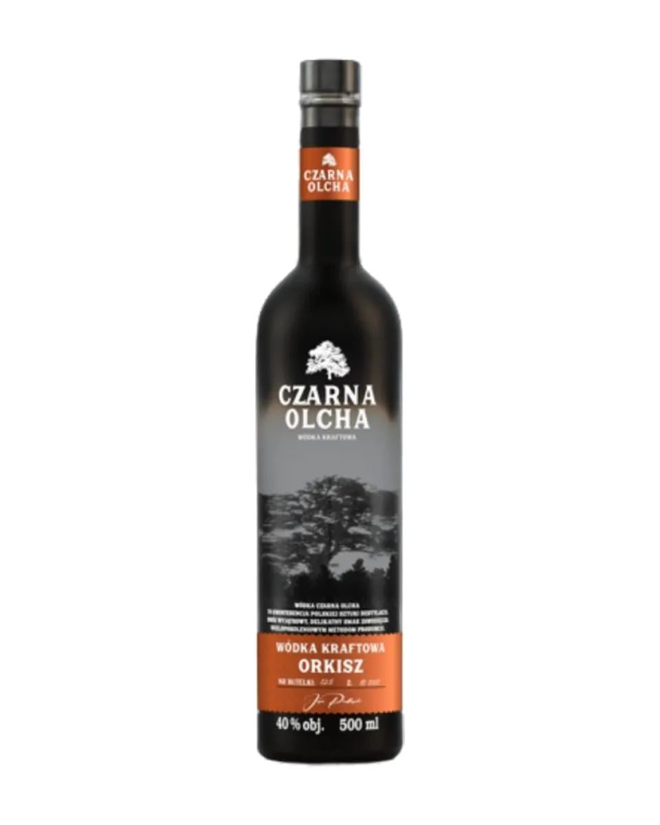 Butelka Wódka Czarna Olcha Orkisz