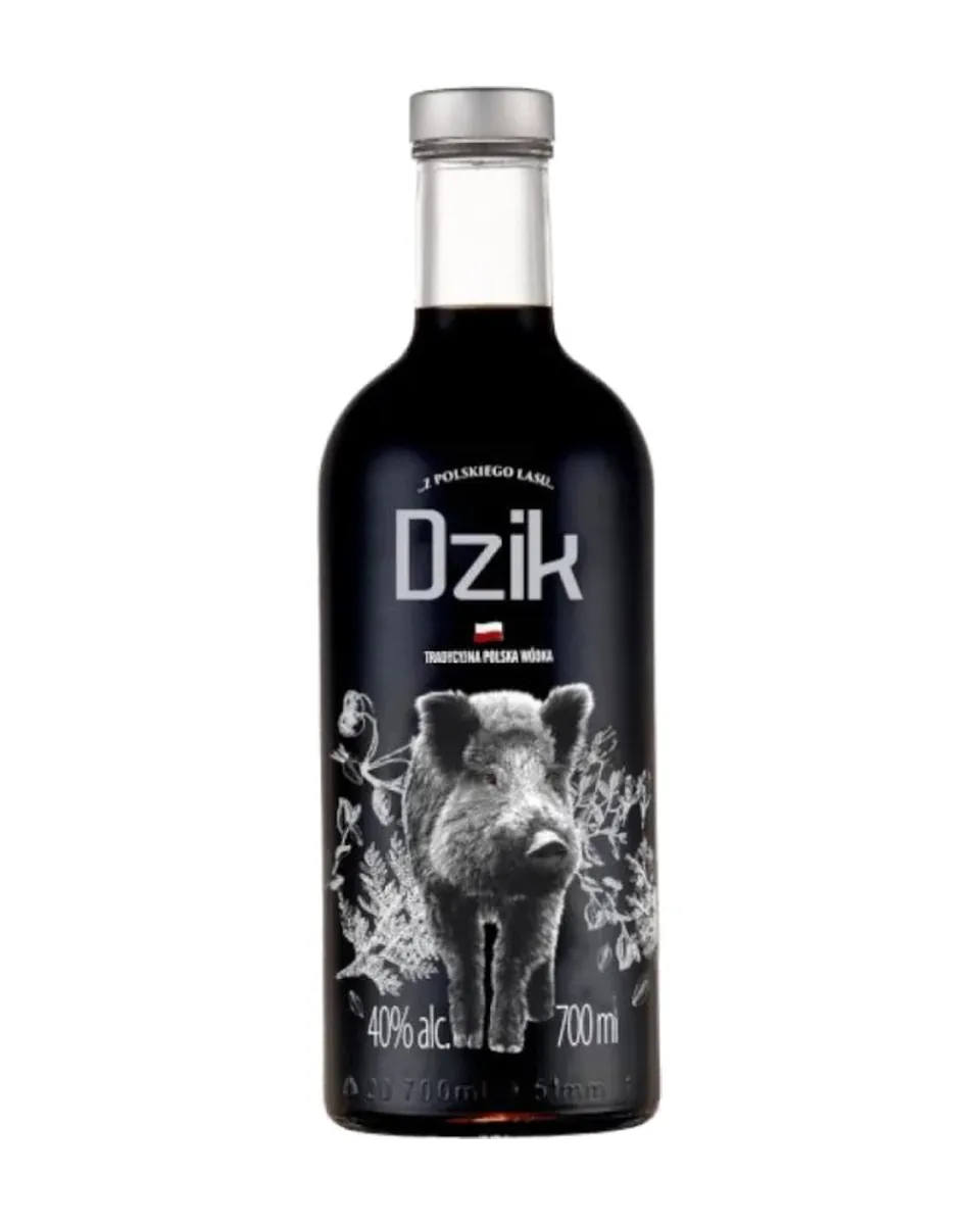 Butelka Wódka Dębowa Black Dzik