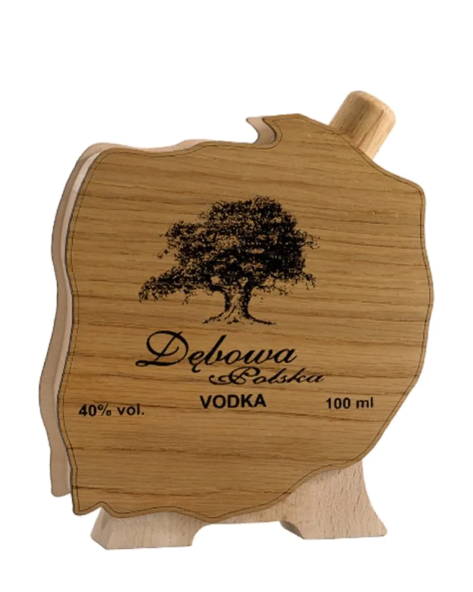 Butelka Wódka Dębowa mapa polski