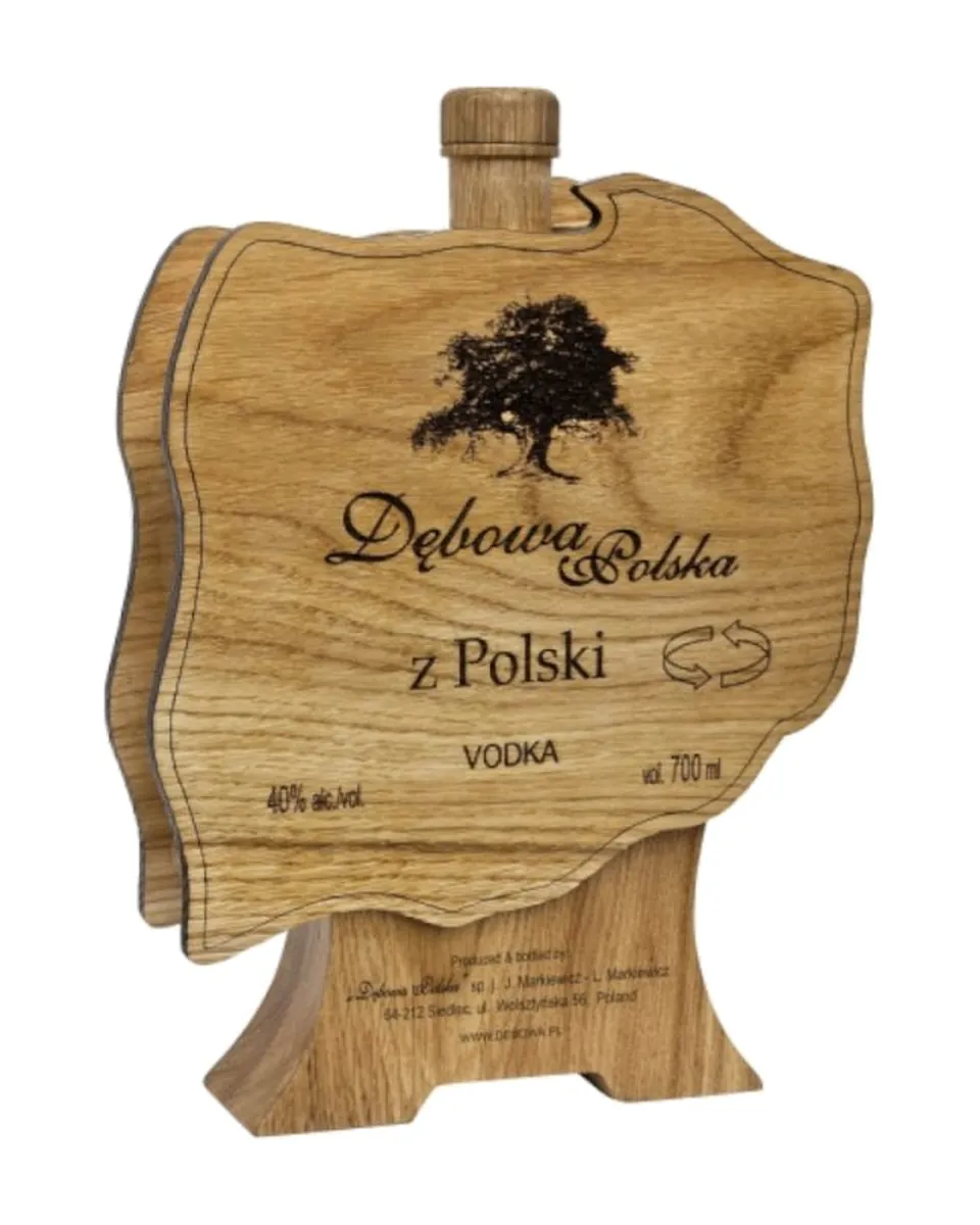 Butelka Wódka Dębowa Polska Mapa