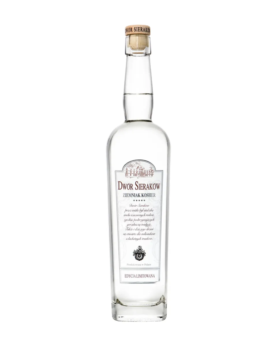 Butelka Wódka Dwór Sieraków Ziemniak Kosher