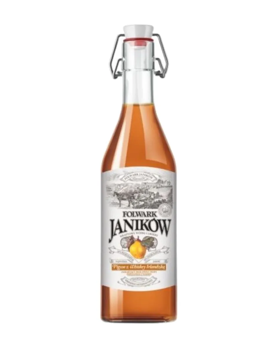 Butelka Wódka Folwark Janików Pigwa z