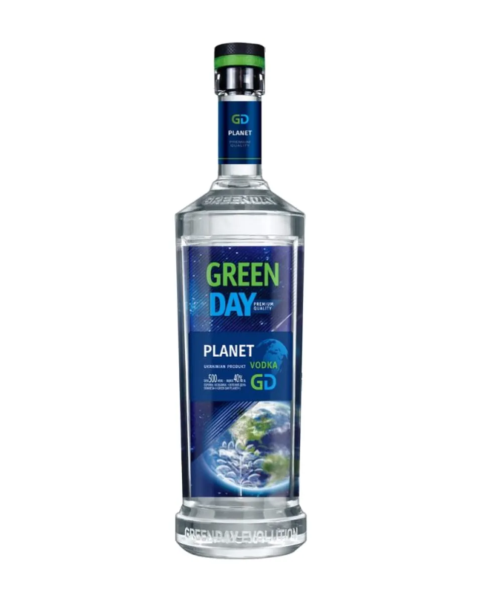 Butelka Wódka Green day Planet