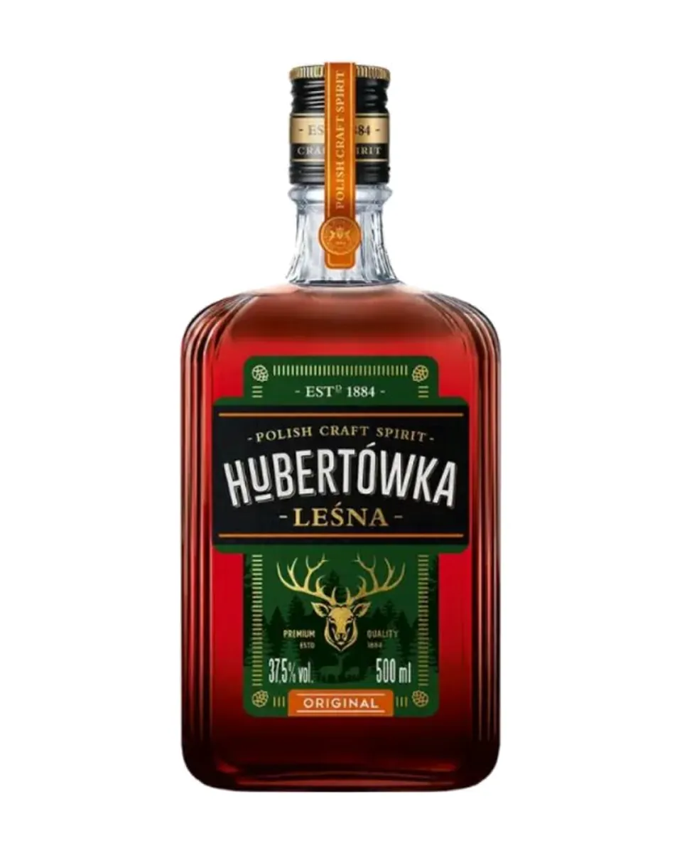 Butelka Wódka Hubertówka Leśna Ryflowana