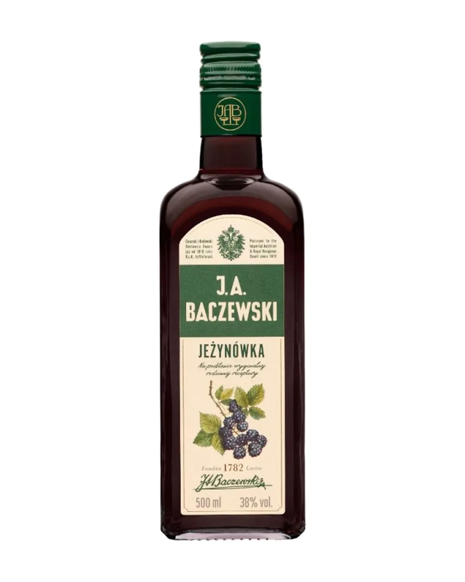Butelka Wódka J.A. Baczewski Jeżynówka
