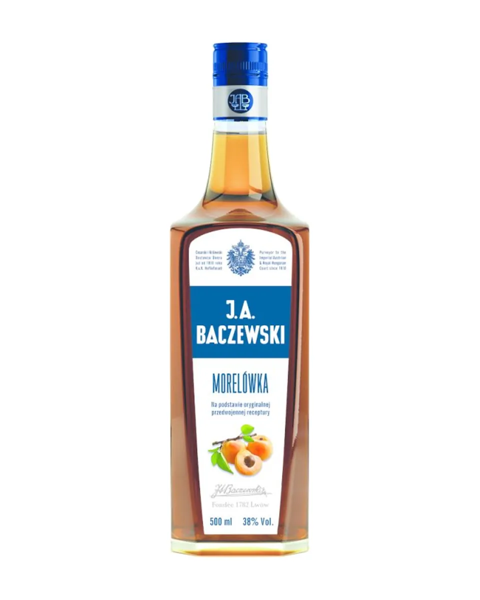 Butelka Wódka J.A. Baczewski Morelówka