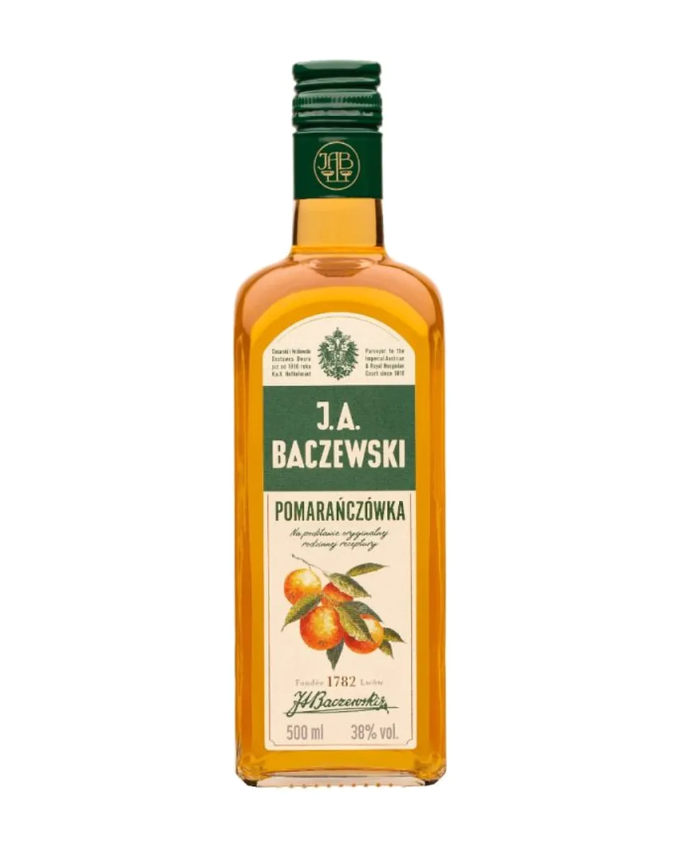 Butelka Wódka J.A. Baczewski Pomarańczówka