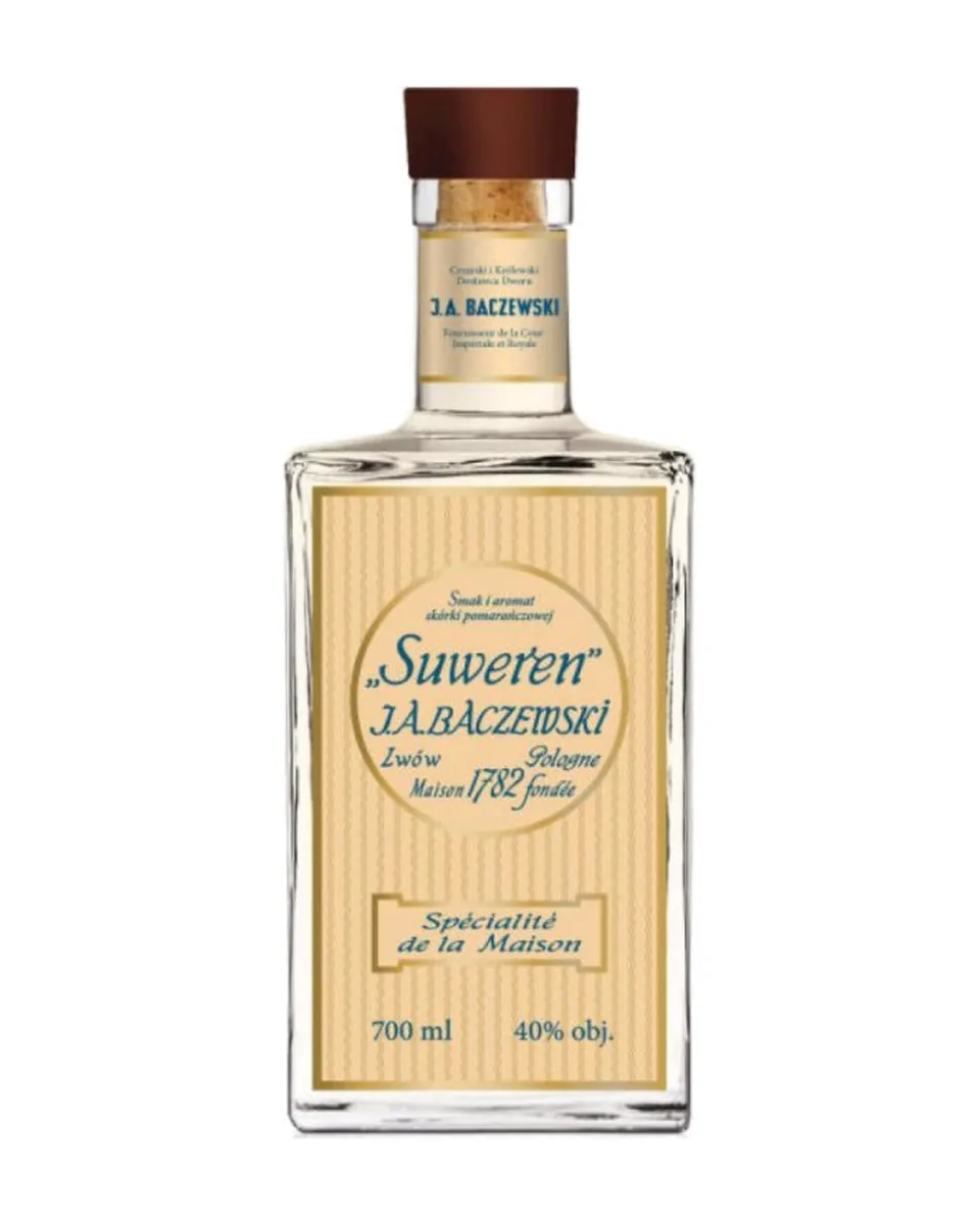 Butelka Wódka J.A. Baczewski Suweren