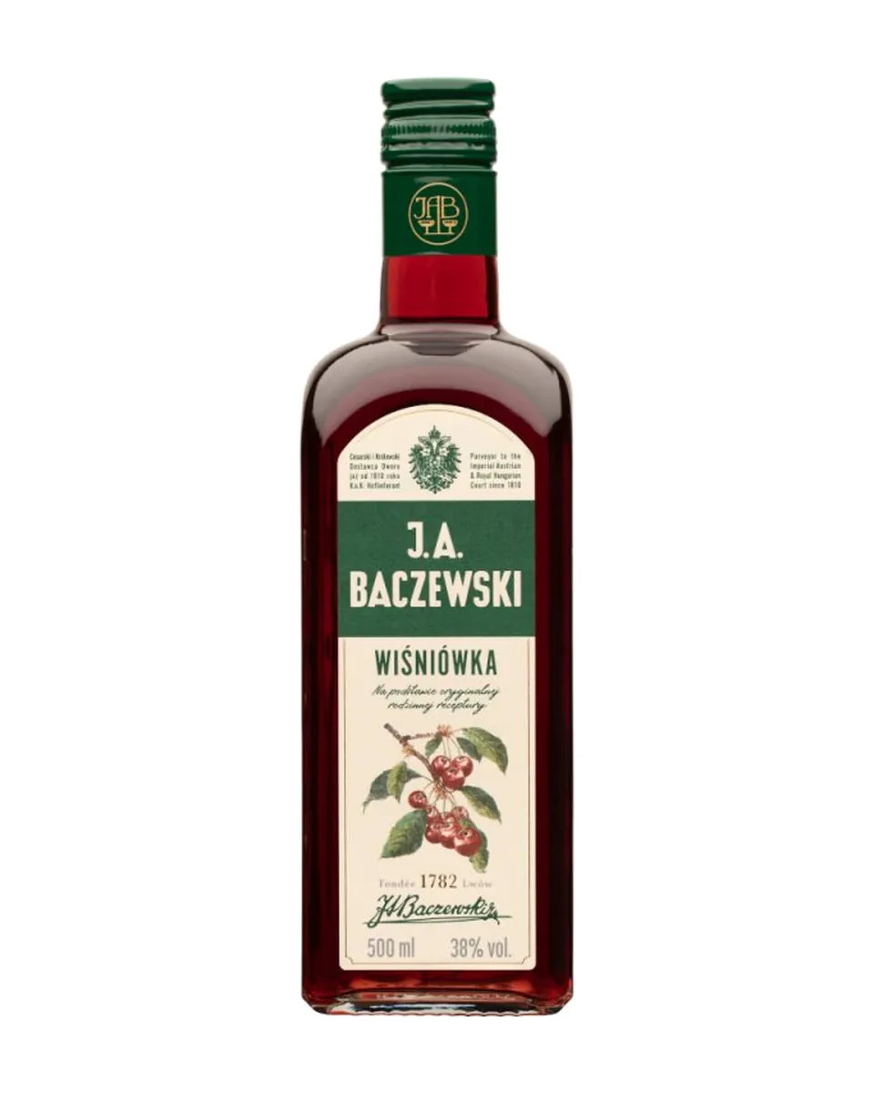 Butelka Wódka J.A. Baczewski Wiśniówka